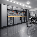 TitanForge WallLine Ultimate Garage Workbench Suite