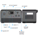ObsidianRidge Apex 1800 Solar Generator Kit