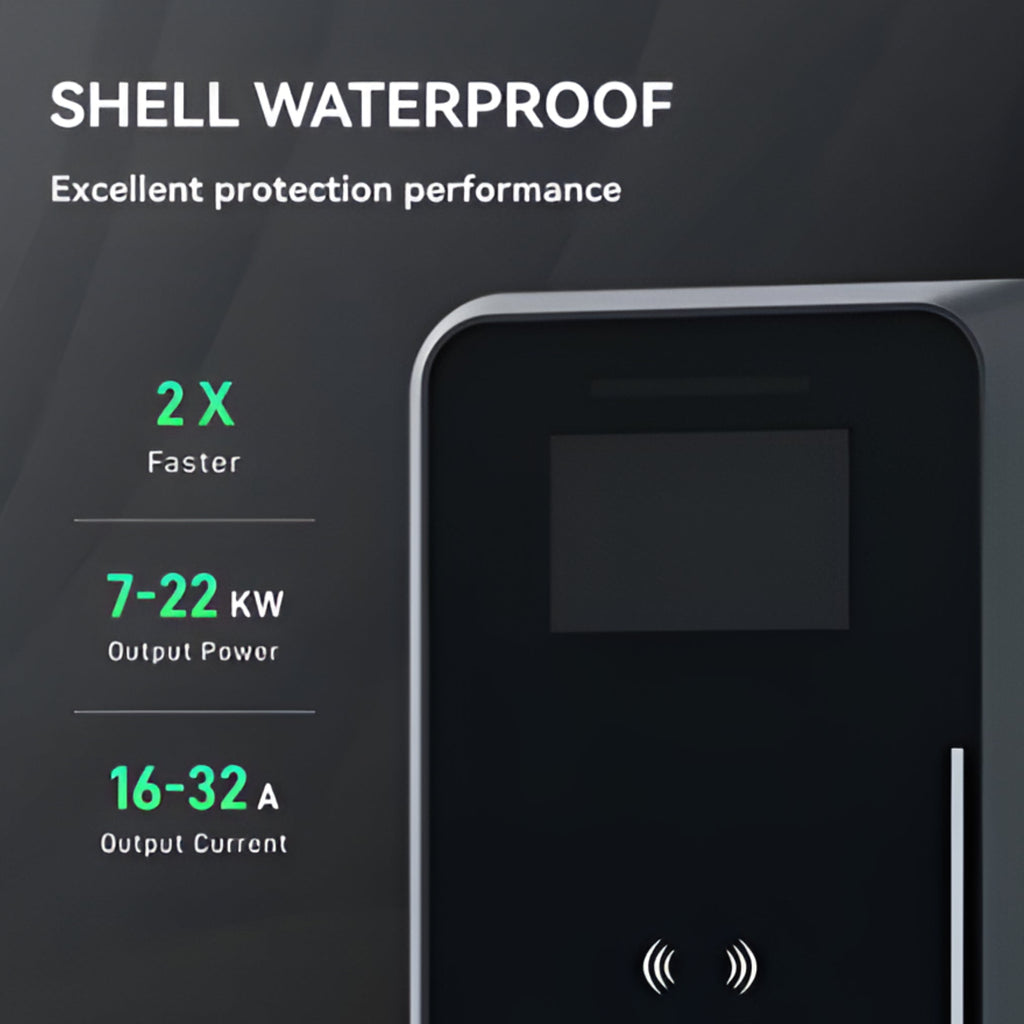 VoltAtelier Onyx Pro 80A EV Wall Charger